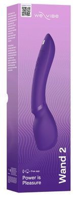 Смарт-вібромасажер We-Vibe Wand 2 Purple (діаметр 5,5 см) зображення
