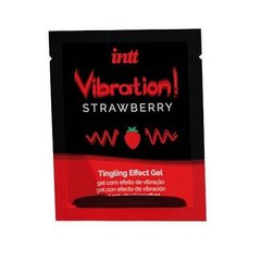 Пробник жидкого вибратора Intt Vibration Strawberry Клубника (5 мл) картинка