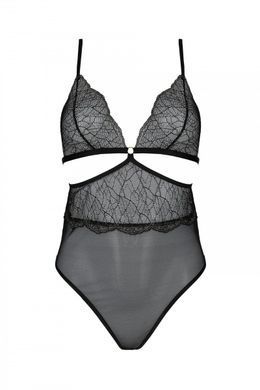 Ажурное боди Passion AMBERLY BODY black, размер L/XL картинка