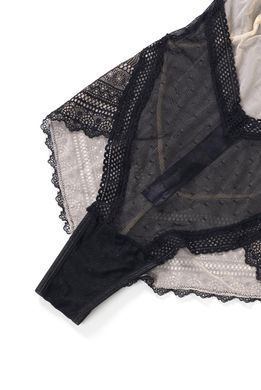 Полупрозрачное боди Obsessive Estiqua teddy, размер M/L картинка