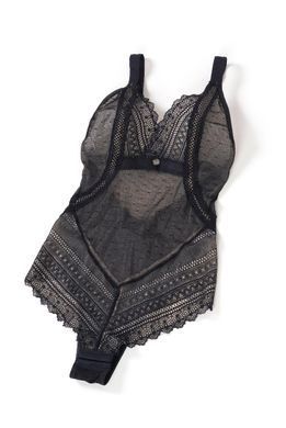 Полупрозрачное боди Obsessive Estiqua teddy, размер M/L картинка