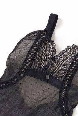 Полупрозрачное боди Obsessive Estiqua teddy, размер M/L картинка