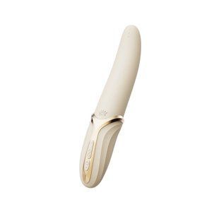 Вібратор з ротацією та підігрівом Zalo EVE Ivory White (діаметр 2,35 см) зображення