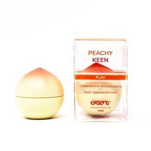 Збудливий їстівний крем для сосків з олією жожоба і Ши EXSENS Peachy Keen, персик (8 мл) зображення