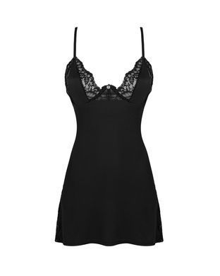Чарівна сорочка + трусики Obsessive Bellastia chemise & thong, розмір XS/S зображення