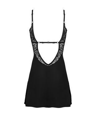 Чарівна сорочка + трусики Obsessive Bellastia chemise & thong, розмір XS/S зображення
