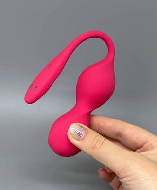 Вагінальні смарт-кульки з вібрацією та пультом ДК Satisfyer Love Birds 2 Connect App Red (86 г) зображення