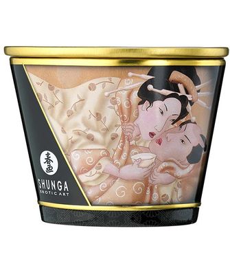 Массажная свеча с афродизиаками Shunga MASSAGE CANDLE Vanilla Fetish ваниль (170 мл) картинка