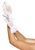 Ажурные перчатки Leg Avenue Floral lace wristlength gloves White картинка
