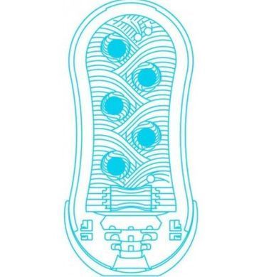 Мастурбатор зі стимулюючими кульками Tenga FLIP ORB Blue Rush зображення