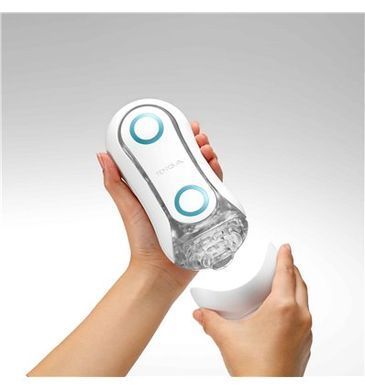 Мастурбатор зі стимулюючими кульками Tenga FLIP ORB Blue Rush зображення