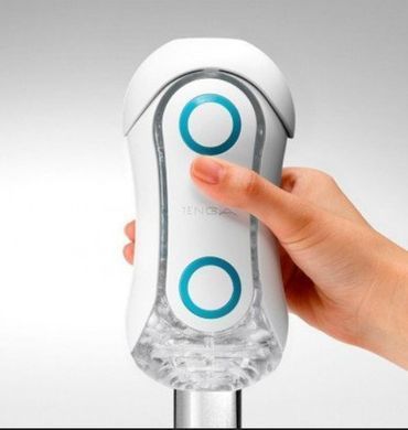 Мастурбатор зі стимулюючими кульками Tenga FLIP ORB Blue Rush зображення