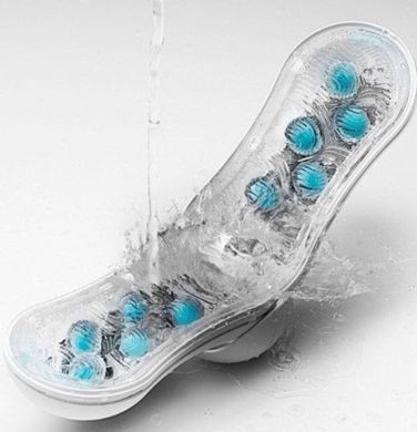 Мастурбатор зі стимулюючими кульками Tenga FLIP ORB Blue Rush зображення