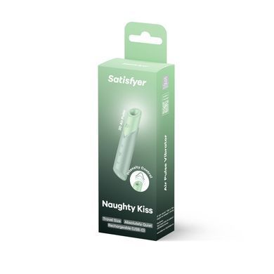 Вакуумний стимулятор Satisfyer Naughty Kiss (магнітна технологія 3D Air Pulse) зображення