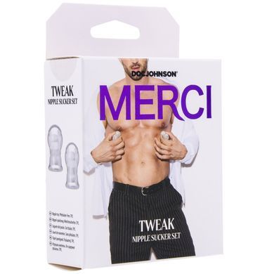 Присоски для сосків Doc Johnson Merci - Tweak - Nipple Sucker Set зображення