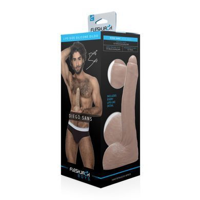 Фалоімітатор реалістичний Fleshjack Boys: Diego Sans Dildo (діаметр 4,8 см) зображення