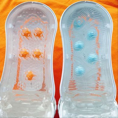 Мастурбатор зі стимулюючими кульками Tenga FLIP ORB Blue Rush зображення