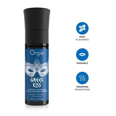 Стимулирующий гель для анилингуса и анального секса Orgie Greek Kiss, мята (50 мл) картинка