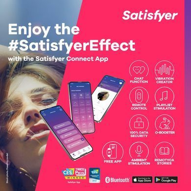 Вагінальні смарт-кульки з вібрацією та пультом ДК Satisfyer Love Birds 2 Connect App Red (86 г) зображення