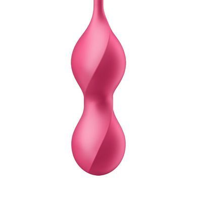 Вагінальні смарт-кульки з вібрацією та пультом ДК Satisfyer Love Birds 2 Connect App Red (86 г) зображення