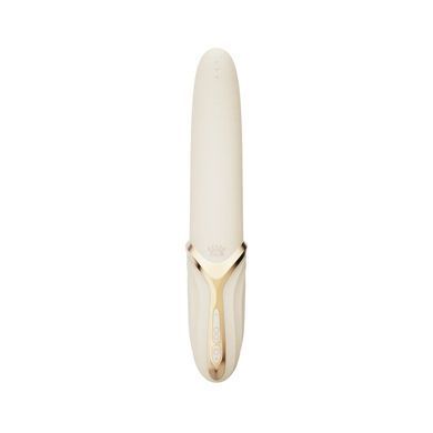 Вібратор з ротацією та підігрівом Zalo EVE Ivory White (діаметр 2,35 см) зображення