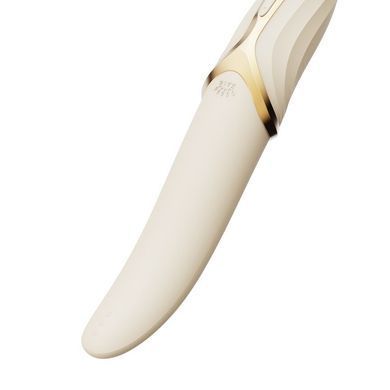 Вібратор з ротацією та підігрівом Zalo EVE Ivory White (діаметр 2,35 см) зображення