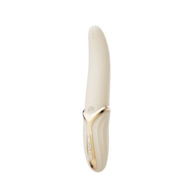 Вібратор з ротацією та підігрівом Zalo EVE Ivory White (діаметр 2,35 см) зображення