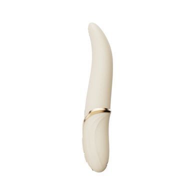 Вібратор з ротацією та підігрівом Zalo EVE Ivory White (діаметр 2,35 см) зображення