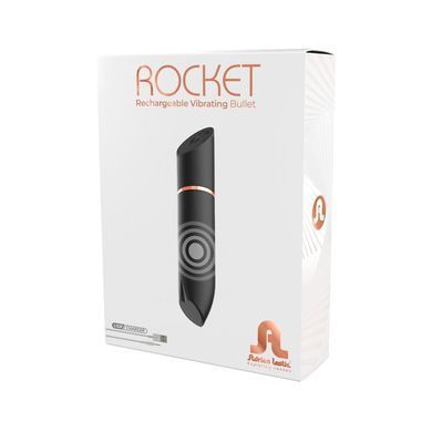 Вибропуля в виде помады Adrien Lastic Rocket Black (диаметр 1,8 см) картинка