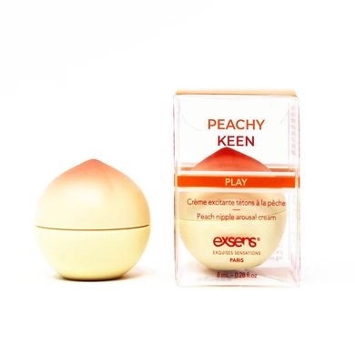 Збудливий їстівний крем для сосків з олією жожоба і Ши EXSENS Peachy Keen, персик (8 мл) зображення