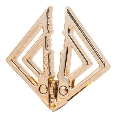 Зажимы для сосков с легкой подвеской LOCKINK Adjustable Nipple Clamps with Light Pendant Golden картинка
