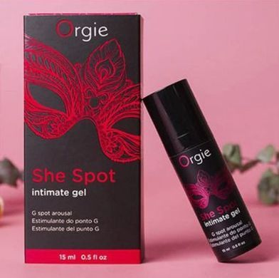 Гель для стимуляции точки G с эффектом вибрации + тепло-холод Orgie She Spot Intimate Gel (15 мл) картинка