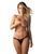 Очаровательные кружевные трусики Obsessive Nutris thong, размер XS/S картинка