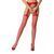 Сітчасті стокінги з доступом Passion S011 One Size Red зображення