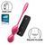 Вагінальні смарт-кульки з вібрацією та пультом ДК Satisfyer Love Birds 2 Connect App Red (86 г) зображення