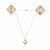 Зажимы для сосков с легкой подвеской LOCKINK Adjustable Nipple Clamps with Light Pendant Golden картинка