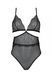 Ажурное боди Passion AMBERLY BODY black, размер L/XL картинка 3