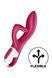 Вібратор кролик із потрійним відростком Satisfyer Embrace me Berry (діаметр 3,6 см) зображення
