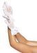 Ажурные перчатки Leg Avenue Floral lace wristlength gloves White картинка 1