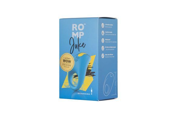 Эрекционное кольцо с особой изогнутой виброголовкой Romp Juke картинка