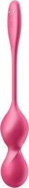 Вагінальні смарт-кульки з вібрацією та пультом ДК Satisfyer Love Birds 2 Connect App Red (86 г) зображення