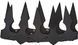Корона шкіряна з шипами Leg Avenue Faux leather spiked crown Black картинка 5