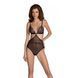 Ажурное боди Passion AMBERLY BODY black, размер L/XL картинка 1