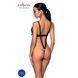 Боди из экокожи с доступом Passion Celine Body black, размер L/XL картинка 2