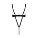 Боди из экокожи с доступом Passion Celine Body black, размер L/XL картинка 4