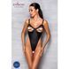 Боди из экокожи с доступом Passion Celine Body black, размер L/XL картинка 6