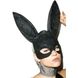 Блискуча маска кролика Leg Avenue Glitter masquerade rabbit mask Black картинка 7