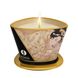 Масажна свічка з афродизіаками Shunga MASSAGE CANDLE Vanilla Fetish ваніль (170 мл) картинка 3