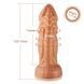Силиконовый фаллоимитатор с вибрацией Hismith Slightly Curved Vibrating Silicone Dildo Monster Series (диаметр 5,6 см) картинка 2