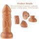 Силиконовый фаллоимитатор с вибрацией Hismith Slightly Curved Vibrating Silicone Dildo Monster Series (диаметр 5,6 см) картинка 4